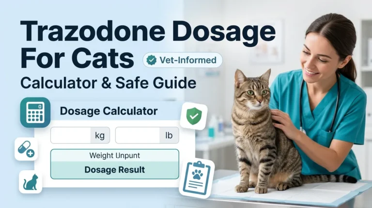 Trazodone Dosage For Cats: Chart, Calculators & Safety Guide 8 Trazodone Dosage For Cats