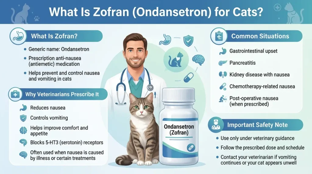 Zofran Dosage For Cats: Calculator, Chart & Safe Guide 1 What is Zofran (Ondansetron) for Cats