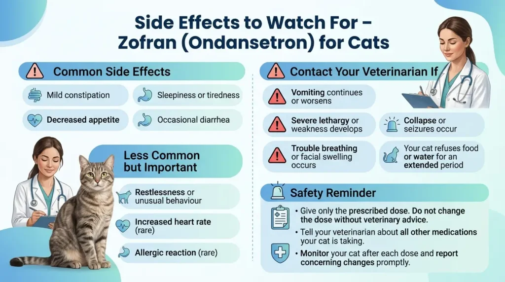 Zofran Dosage For Cats: Calculator, Chart & Safe Guide 3 Zofran Dosage Side Effects For Cats