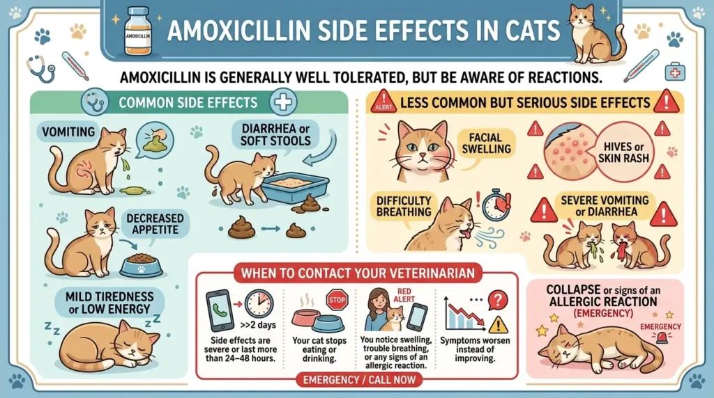 Amoxicillin Side Effects in Cats