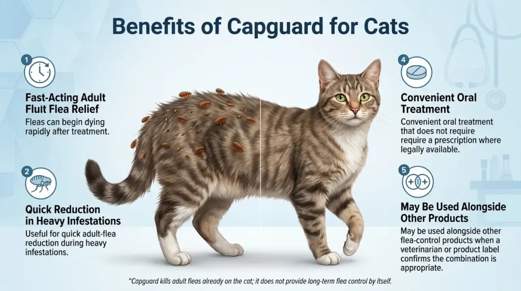 Capguard Dosage For Cats: Calculator, Chart & Safe Guide 3 Benefits of Capguard for Cats