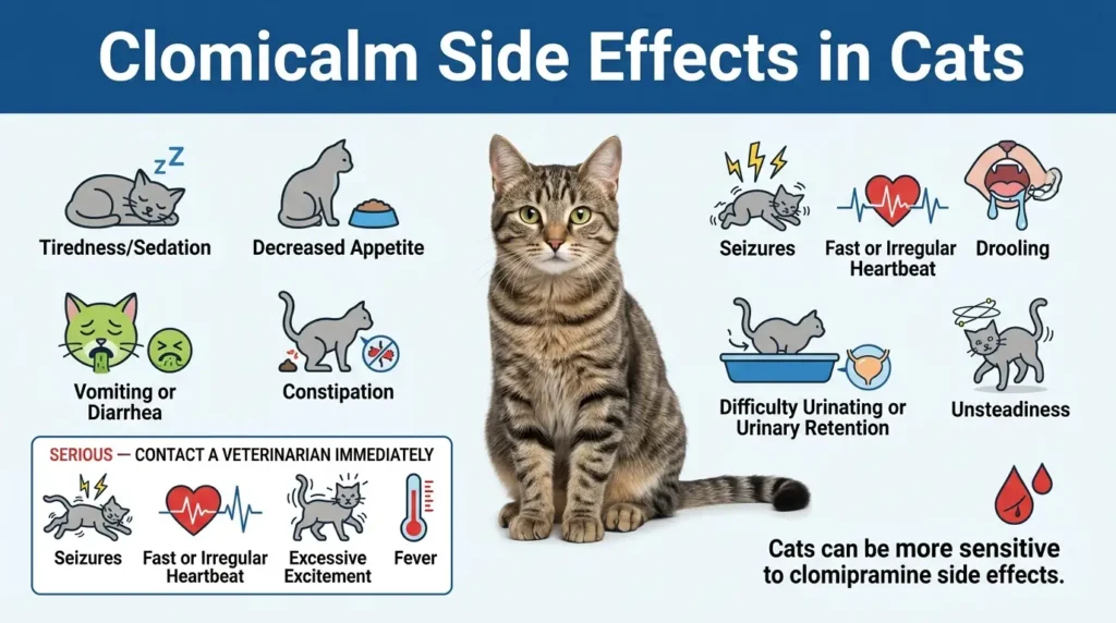Clomicalm Side Effects in Cats