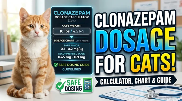 Clonazepam Dosage For Cats: Calculator, Chart & Safe Guide 5 Clonazepam Dosage for Cats