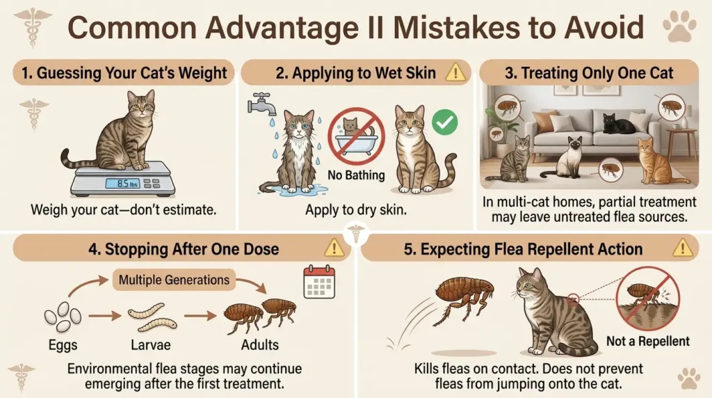 Advantage II Dosage For Cats: Calculator, Chart & Safe Guide 4 Common Dosing Mistakes to Avoid