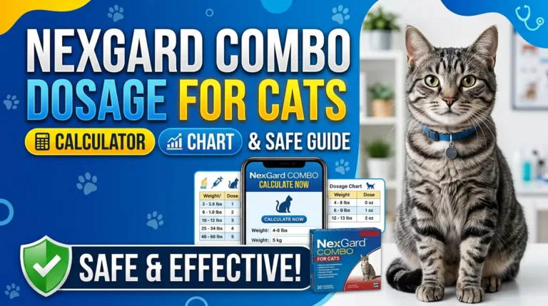 NexGard COMBO Dosage For Cats: Calculator, Chart & Safe Guide 2 NexGard COMBO Dosage For Cats