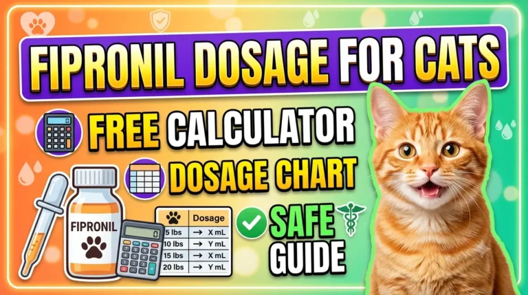 Fipronil Dosage For Cats: Calculator, Chart & Safe Guide 11 Fipronil Dosage For Cats