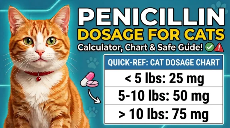 Penicillin Dosage For Cats: Calculator, Chart & Safe Guide 2 Penicillin Dosage For Cats