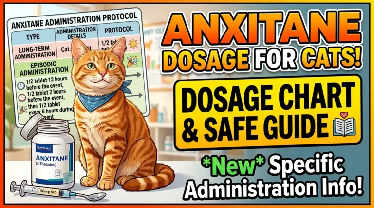Anxitane Dosage For Cats: Calculator, Chart & Safe Guide 3 Anxitane Dosage For Cats