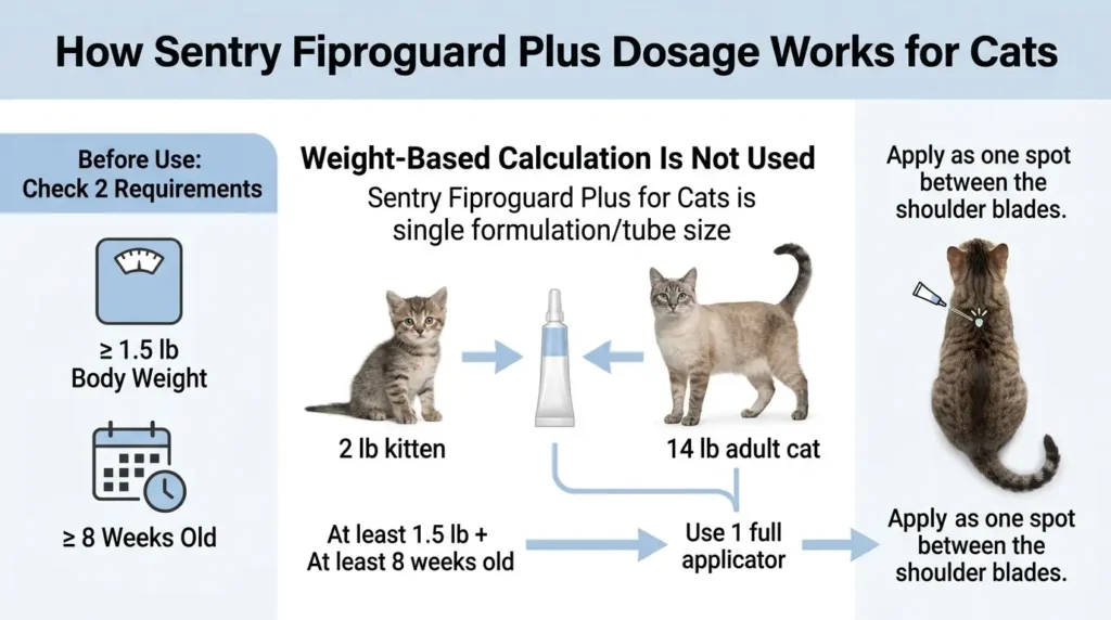 Sentry Fiproguard Plus Dosage For Cats: Calculator & Guide 2 How Sentry Fiproguard Plus Dosage Works