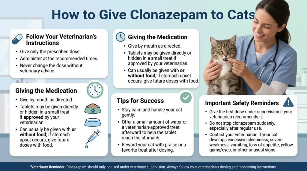 How to Give Clonazepam to Cats