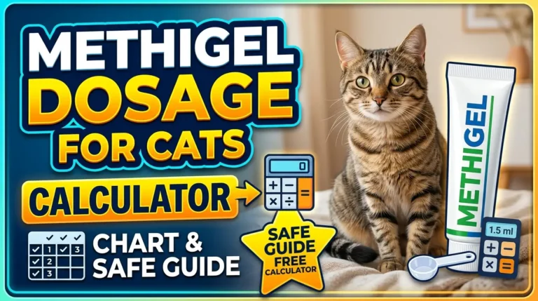 Methigel Dosage For Cats: Calculator, Chart & Safe Guide 5 Methigel Dosage For Cats