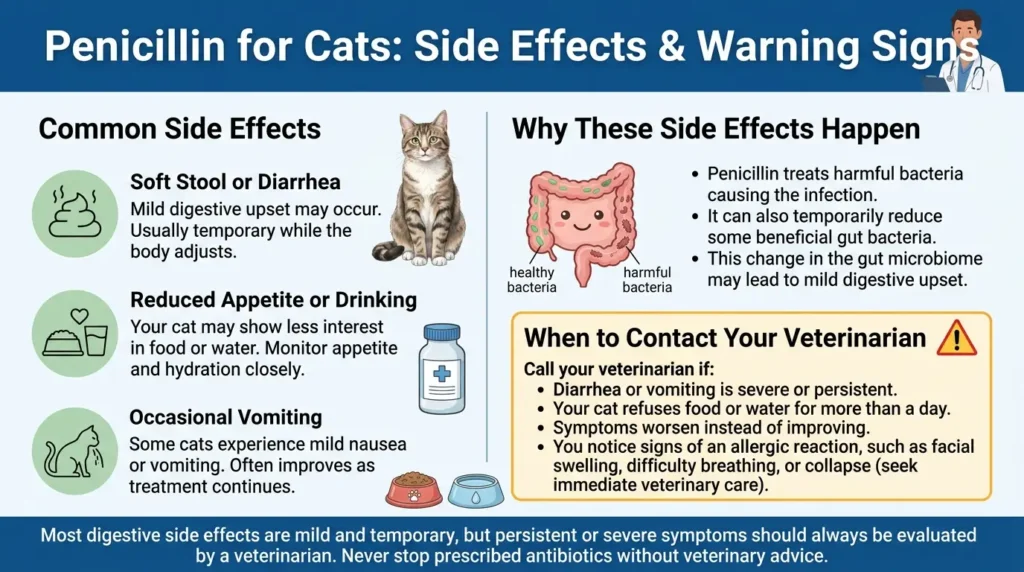 Penicillin Dosage For Cats: Calculator, Chart & Safe Guide 4 Side Effects and Warning Signs