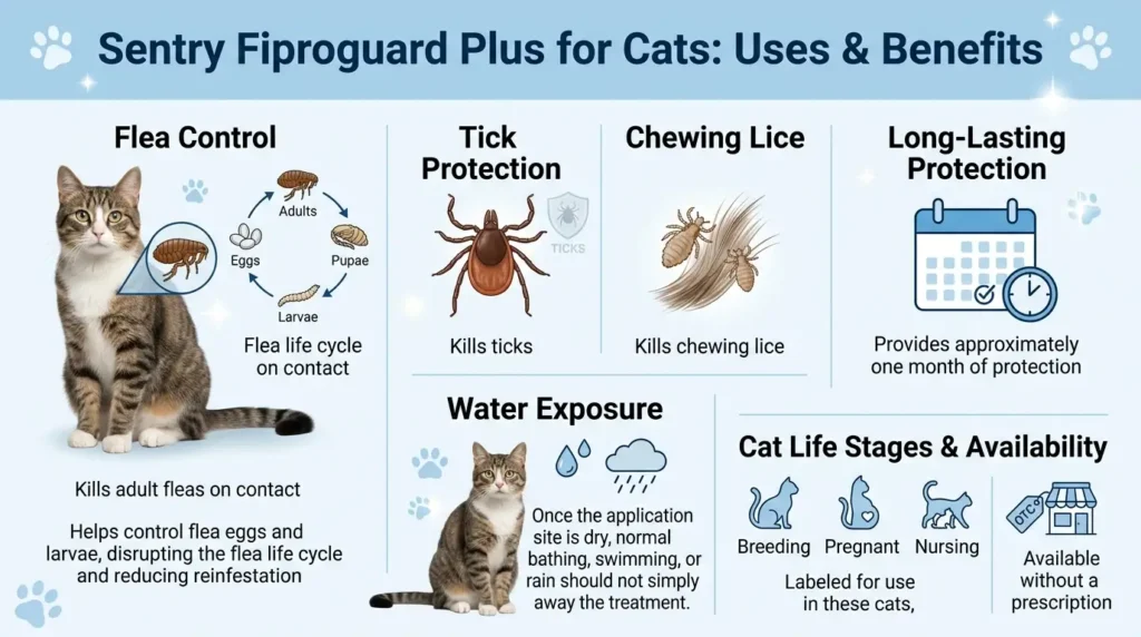 Sentry Fiproguard Plus Dosage For Cats: Calculator & Guide 3 Uses and Benefits