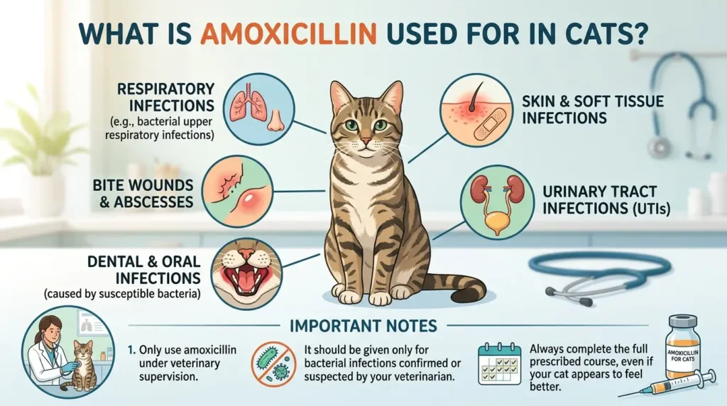 What Is Amoxicillin Used For in Cats