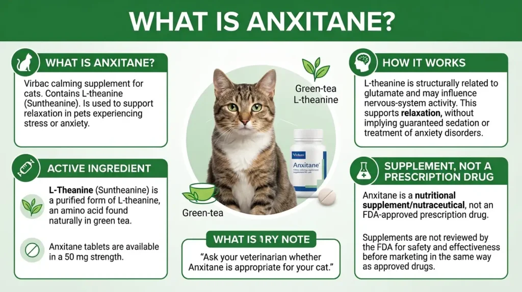Anxitane Dosage For Cats: Calculator, Chart & Safe Guide 1 What Is Anxitane Dosage For Cats?