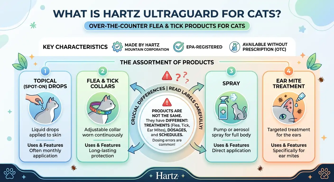 Hartz Ultraguard Dosage For Cats: Calculator & Safe Guide 1 What Is Hartz UltraGuard for Cats?