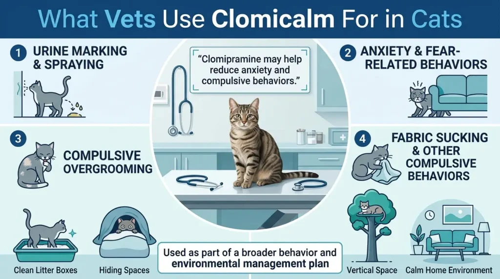 What Vets Use Clomicalm For in Cats