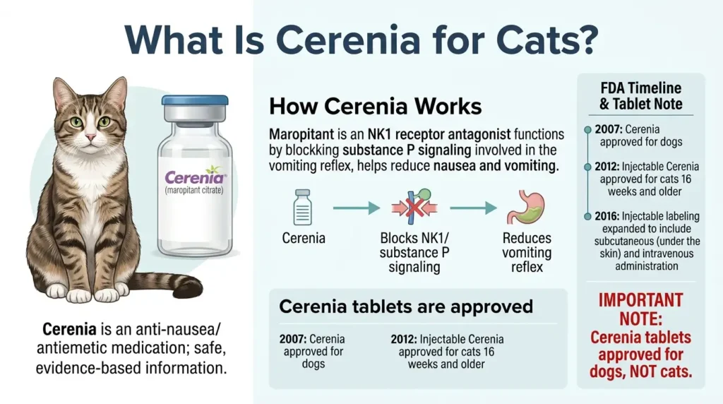 Cerenia Dosage For Cats: Calculator, Chart & Safe Guide 1 What is Cerenia dosage for Cats